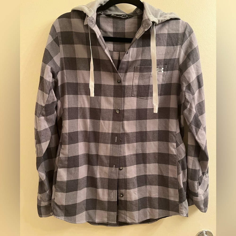 Under Armour Flannel with hood